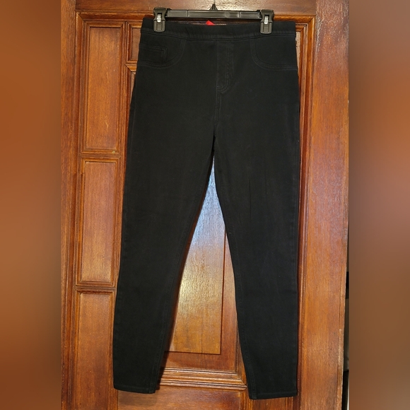 SPANX Denim - Spanx Pull Up Pants- Black- Size Large